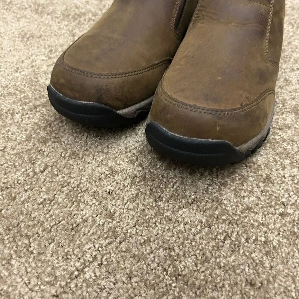 Duluth Trading Men's‎ Leather Slip Resistant Slip On Shoe Size 9 M Brown 49521